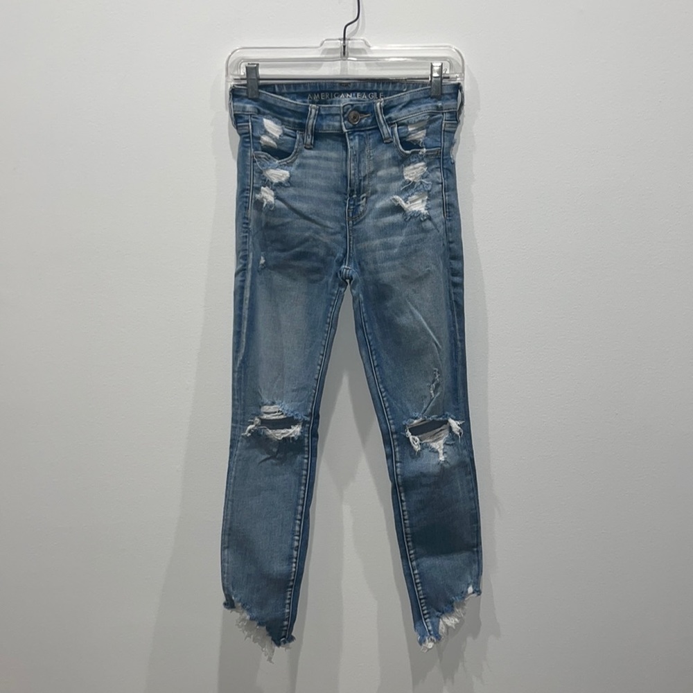 American Eagle Outfitters Next Level Stretch Hi-Rise Jegging Crop
